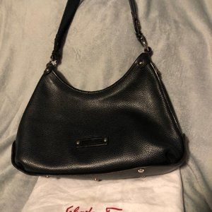 Black Ferragamo Shoulder Bag